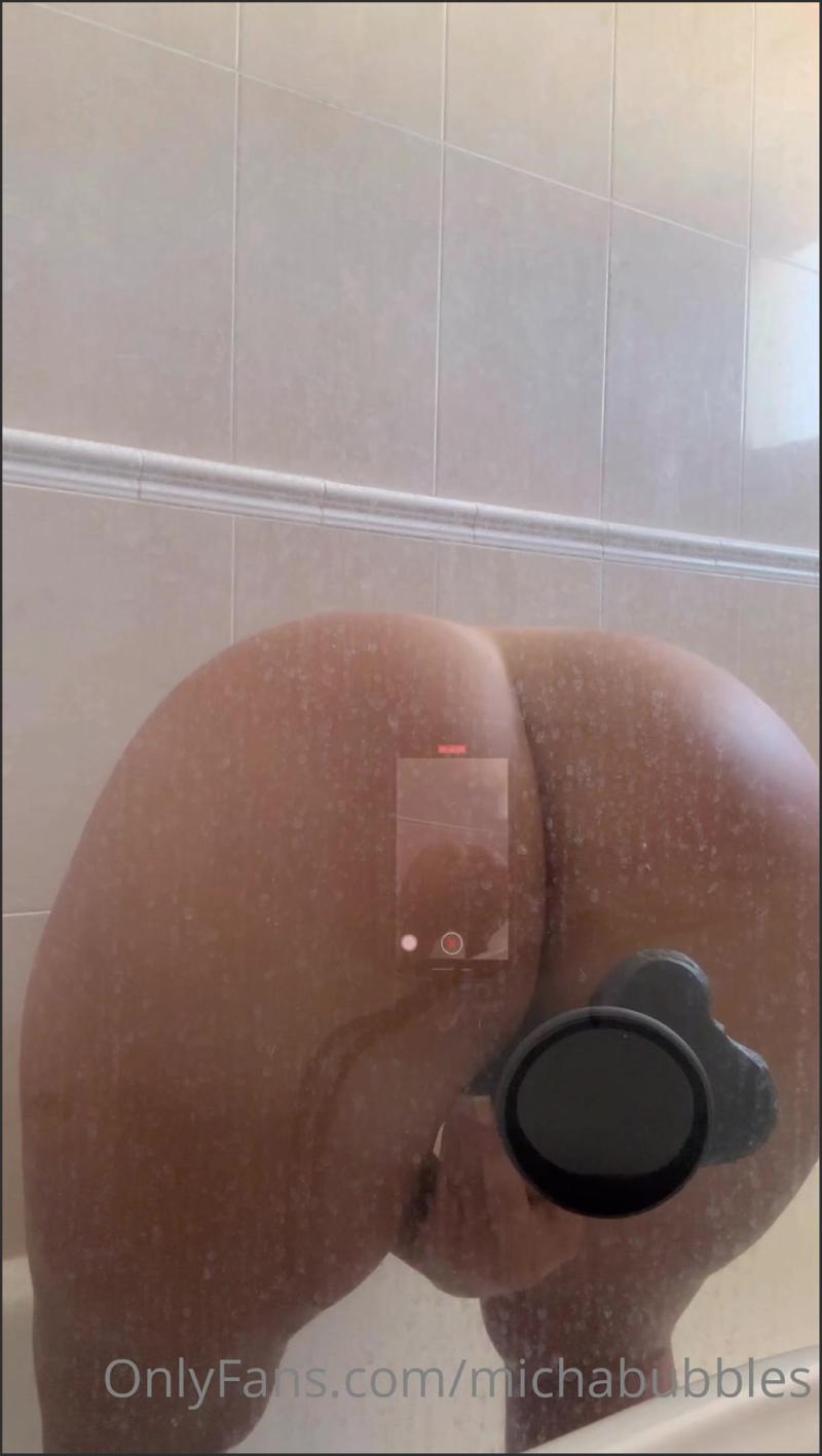 Micha Bubbles Shower Dildo Fuck